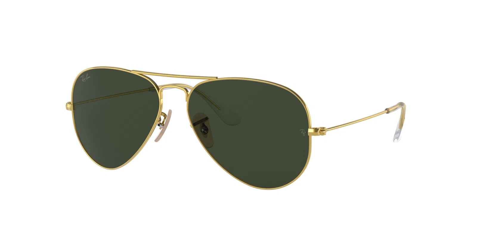 Ray Ban RB 3025 Aviator Large Metal Sunglasses - Medium - 58mm - Silver - view 75